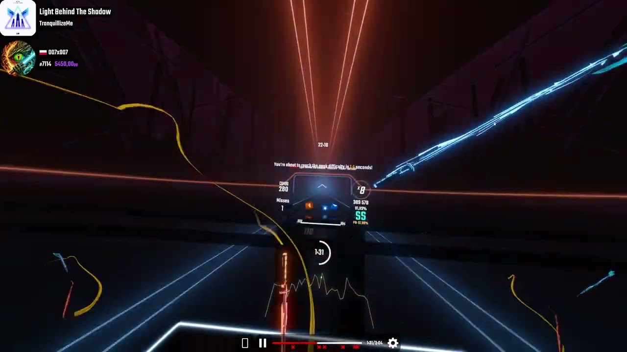 Beat Saber - Light Behind The Shadow / TranquilizeMe