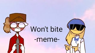 Won't bite meme||countryhumans||ft. Canada,ukraine,russia|very lazy|