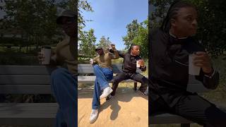 Skill check in the park! Fik-Shun vs Swirv! 👊🏽💥👊🏽 #fight #action #movie #coffee