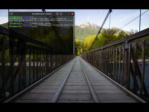 How to create a python virtual environment on linux using pip