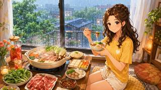 Cozy Student Life & Campus Moments | Rainy Night Study, Immersive Dinner, and Bedtime Relaxation screenshot 4