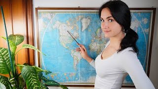 Una lezione davvero rilassante | ASMR ITA | Geografia • Continenti screenshot 5