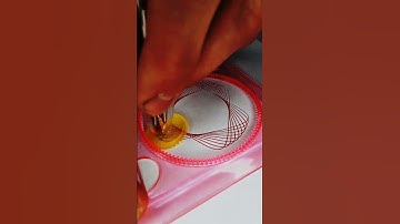 What does this pattern resemble?🤔 Magic Ruler #2024 #shorts #spirograph #short