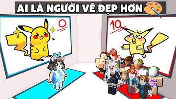 Mèo Simmy Hay Sammy Đào AI LÀ NGƯỜI VẼ ĐẸP Trong Roblox 🎨