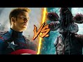 Captain America VS Demogorgon / Batman VS Demogorgon | Stranger Things 4