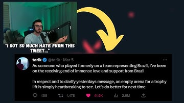 SEN Tarik on His Tweet Towards Brazilian Crowd...