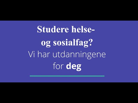 Video: Er helse- og sosialomsorg en BTEC?