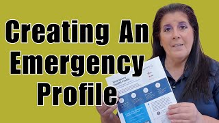 Creating An Emergency Profile - Tuesday's Tip for Caregivers