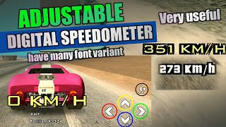 NEW! Digital Speed meter - GTA SA Mobile
