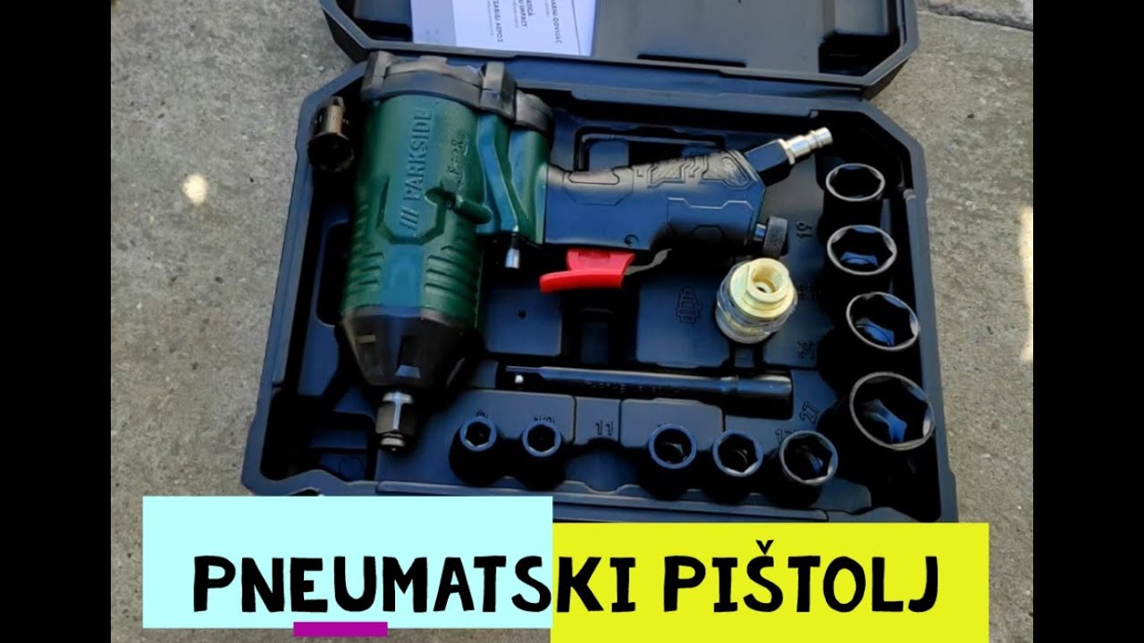 Pneumatski udarni odvijac PDSS 310 B5 Air Impact Wrench Parkside - YouTube