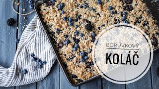 ŠPALDOVÝ KOLÁČ S BORŮVKAMI | vegan | MaruškaVEG