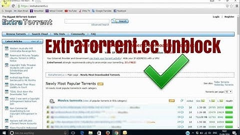 How To Unblock Extratorrent Without Any Softwere in PC Very Easy Method