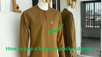 How to sew SENATOR placket/ Beginner friendly tutorial