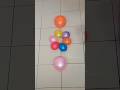 Orange pink and 6 Small Balloon Orbeez #shortsviral #balloonpopping