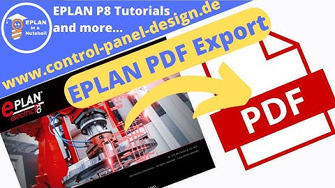 EPLAN PDF Export. How to make your own scheme for the PDF Export?