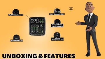 Xtreme Acoustics Mixer XAMXB4 Review en video uitpakken door AMAZON REVIEW! ENGELS