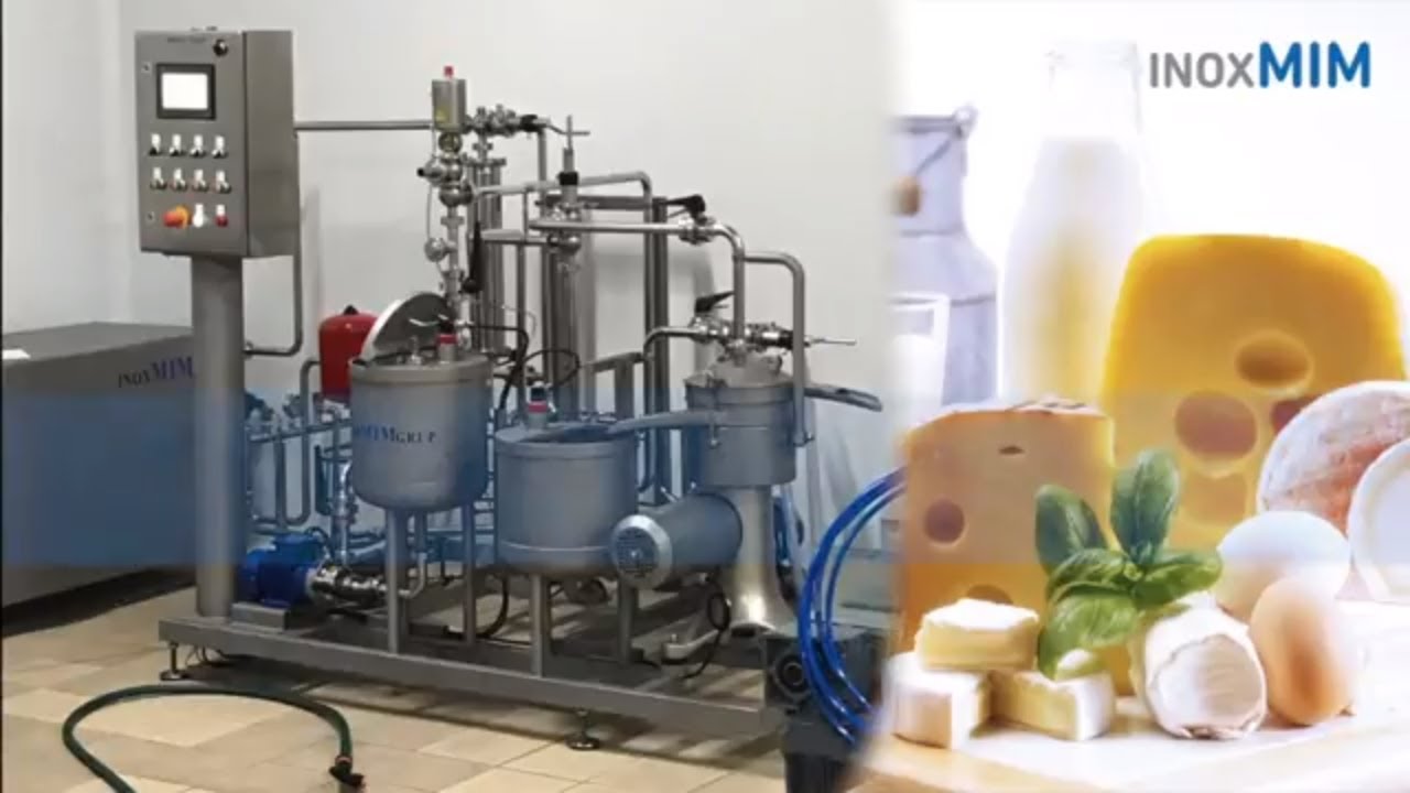 PASTEURIZADOR SEMIAUTOMATICO COMPACTO para la industria alimentaria | www.inoxmim.com