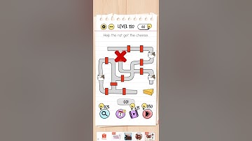 Brain Test Level 120 Help the rat get the cheese #helptherat #plsSUBSCRIBE