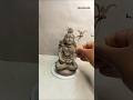 Diy Shiv Ji murti idol making with clay#shorts