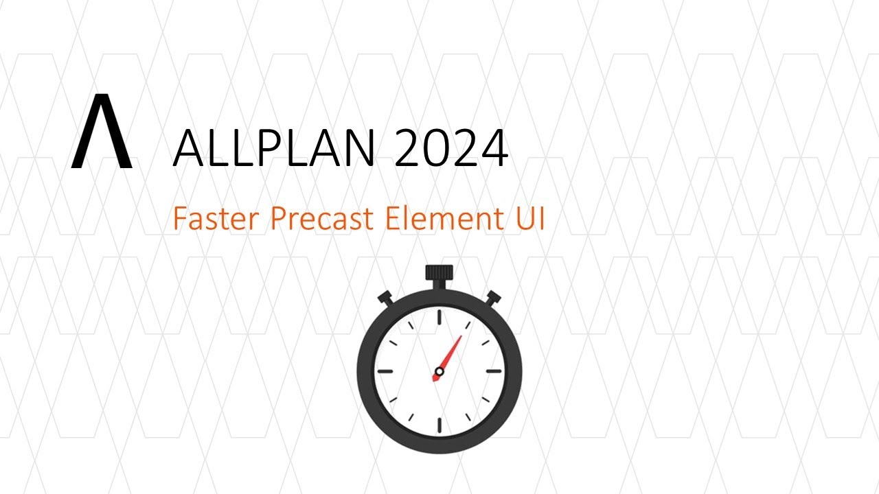 Allplan 2024 - Faster UI - YouTube