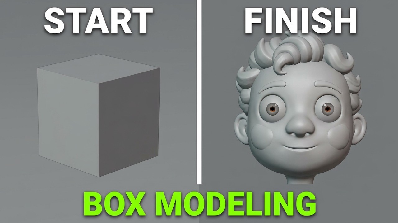 Modeling Luca Character for Animation|Box Modeling In #Blender #3d # ...