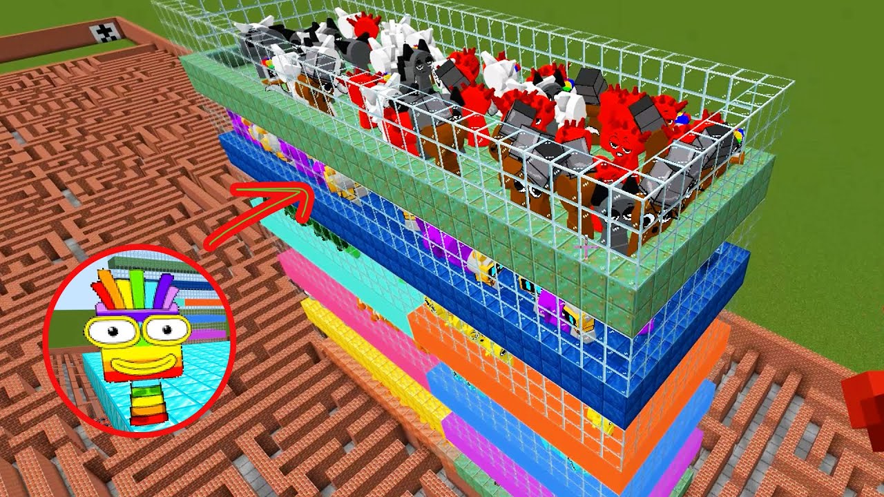 Incredibox Sprunki vs HORROR & OC NEXBOT SPRUNKI! MAZE MAP Minecraft Bedrock PE/ #16 