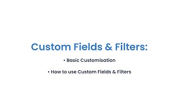 TeamWave CRM - Custom Fields & Filters