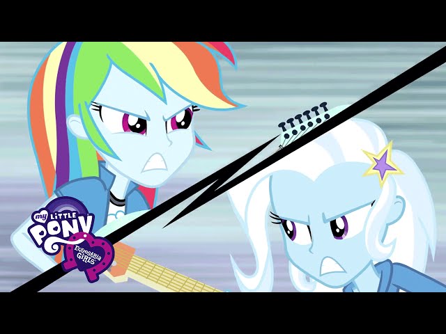 Equestria Girls: Rainbow Rocks - 'Guitar Centered' ft. Rainbow Dash & Trixie class=