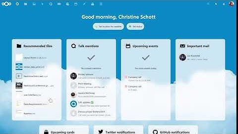 View files directly from the Dashboard in Nextcloud
