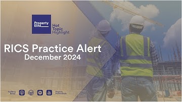 RICS Practice Alert December 2024 (RICS APC)