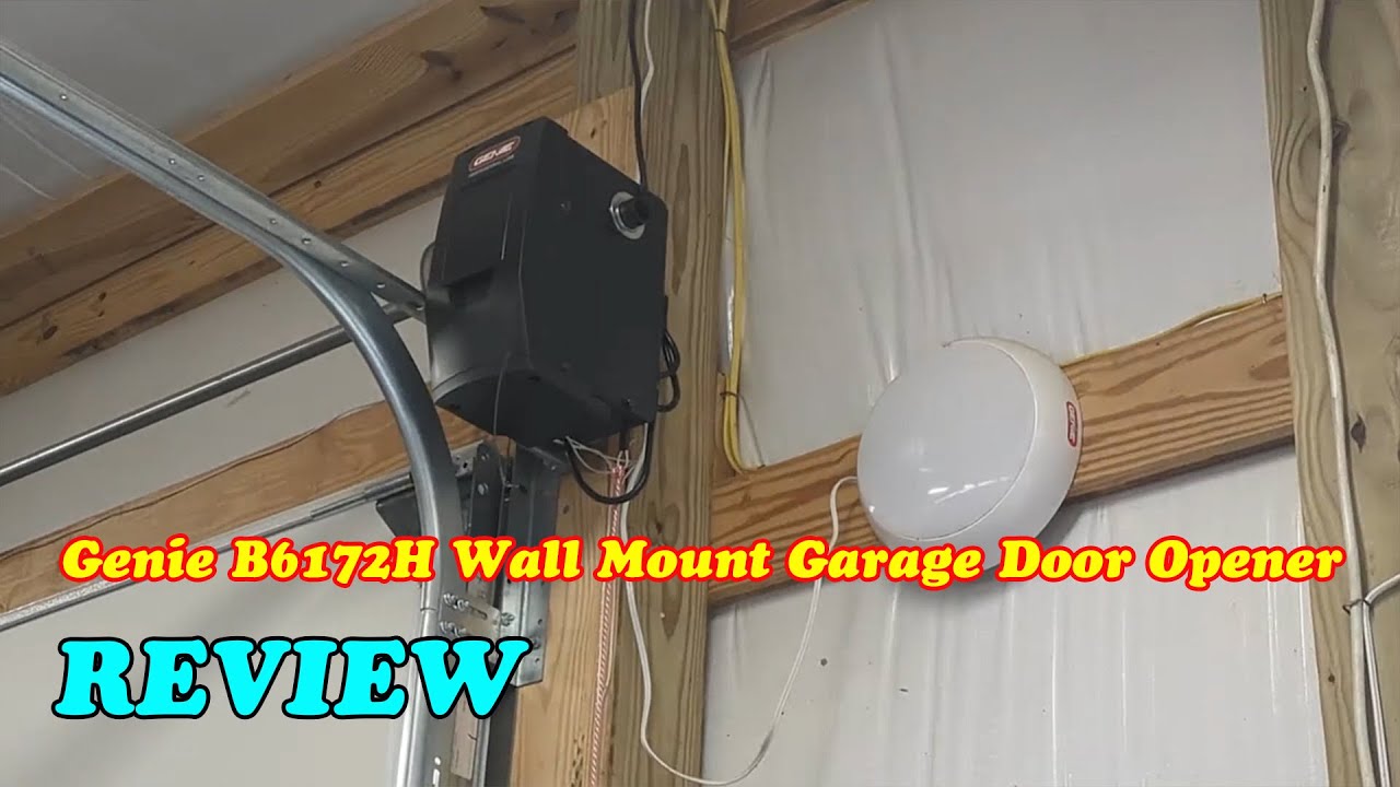 Genie B6172H Wall Mount Garage Door Opener Review | Smart & Space-Saving Design
