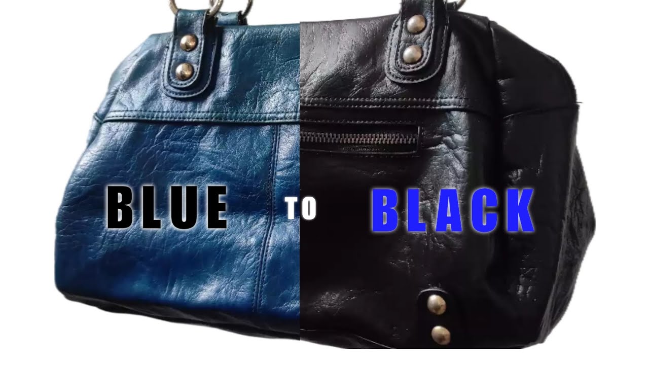 DIY - How to Dye a Leather Bag featuring Balenciaga Pompon 