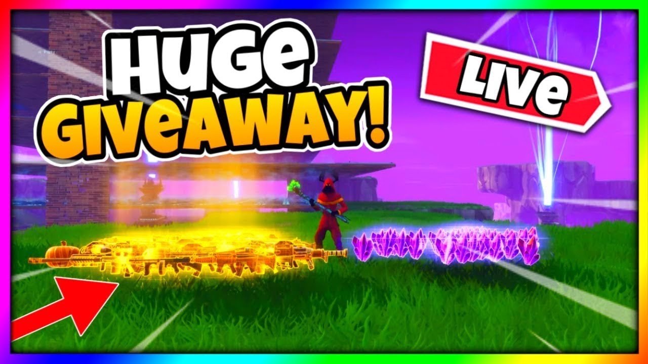 Save The World Live Giveaway 130 Guns Unlimited Rejoins Stw Stwgiveaway Fortnite Giveaway Youtube