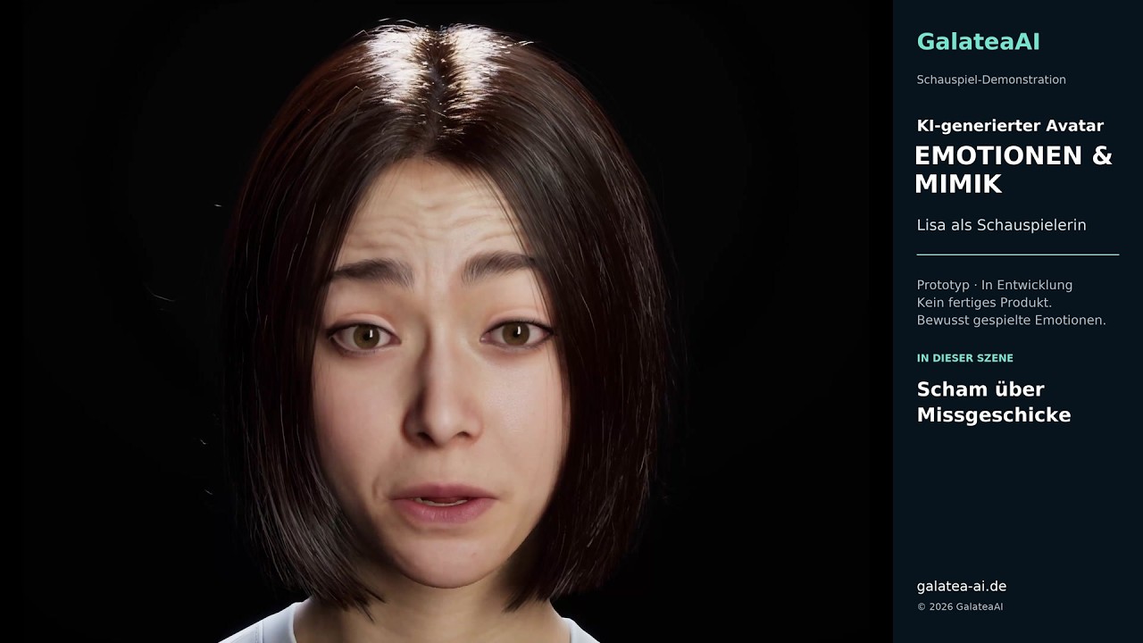 Lisa als Schauspielerin: Emotionen & Mimik