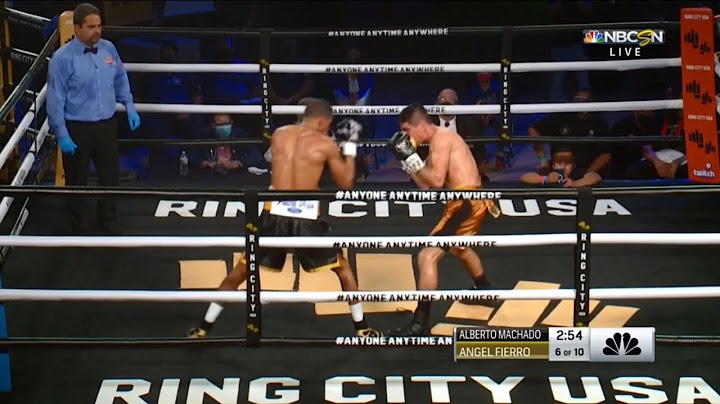 Alberto Machado vs Angel Fierro | Full Fight | Pelea Completa | HD