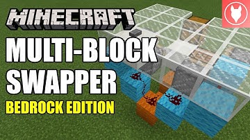 Minecraft Bedrock - Multi-Block Swapper [Floor] Tutorial ( Xbox / MCPE / Windows 10 / Switch )