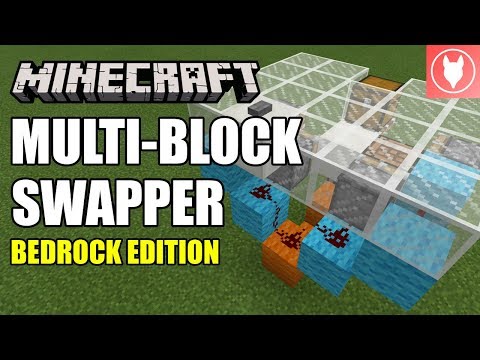 Minecraft Bedrock - Multi-Block Swapper [Floor] Tutorial ( Xbox / MCPE / Windows 10 / Switch )