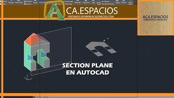 SECTION PLANE EN AUTOCAD