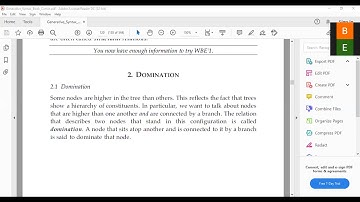 Domination in syntax