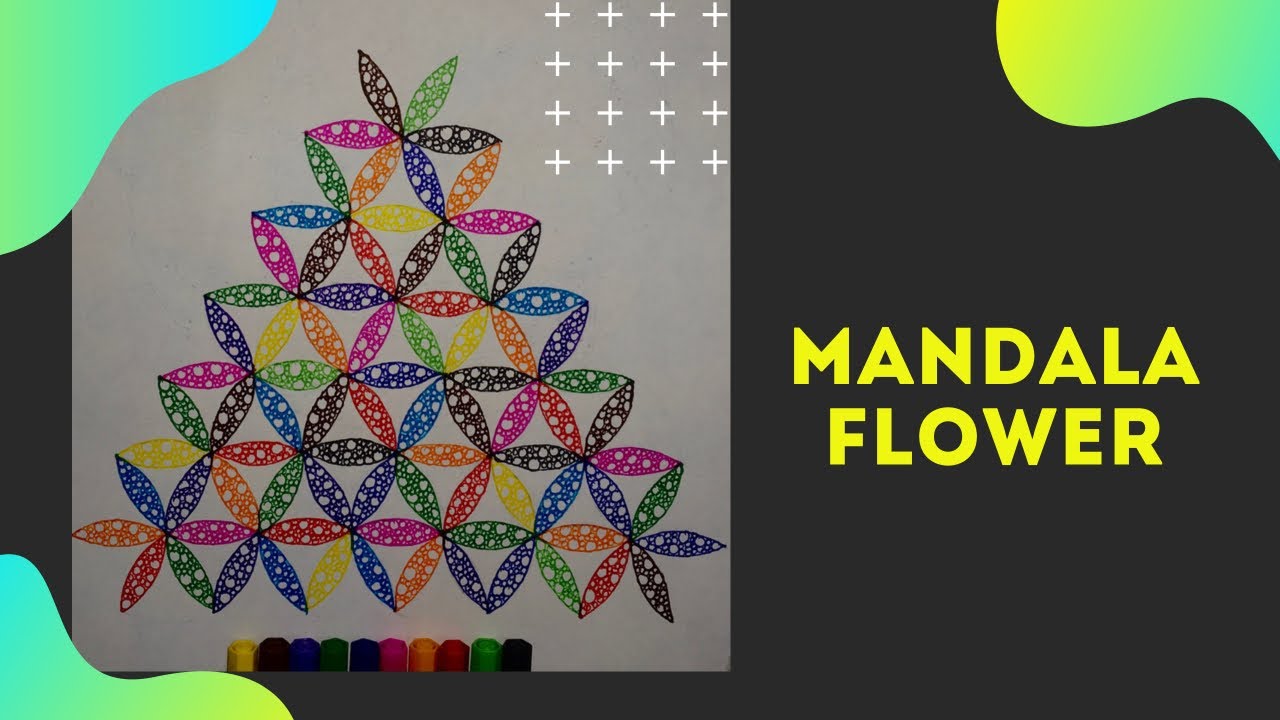 Flower Mandala || ZenMandala || Drawing tutorial 