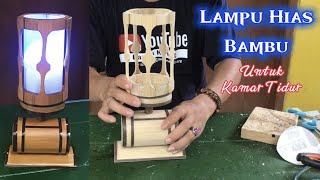 Lampu Hias Antik dari Bambu Cocok untuk Kamar Tidur ~ Kerajinan Bambu