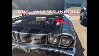 1964 Impala  Dual Master Cylinder Install w/ Brake Lines