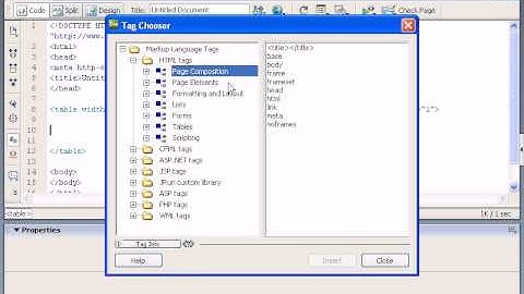 Advanced Dreamweaver Functions & Techniques - Working In Code View In Dreamweaver