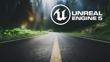 Abandoned Road: A Cinematic Journey in Unreal Engine