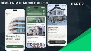Flutter Real Estate App UI: Dribbble to Mobile Code - Part 2 (Home Page)
