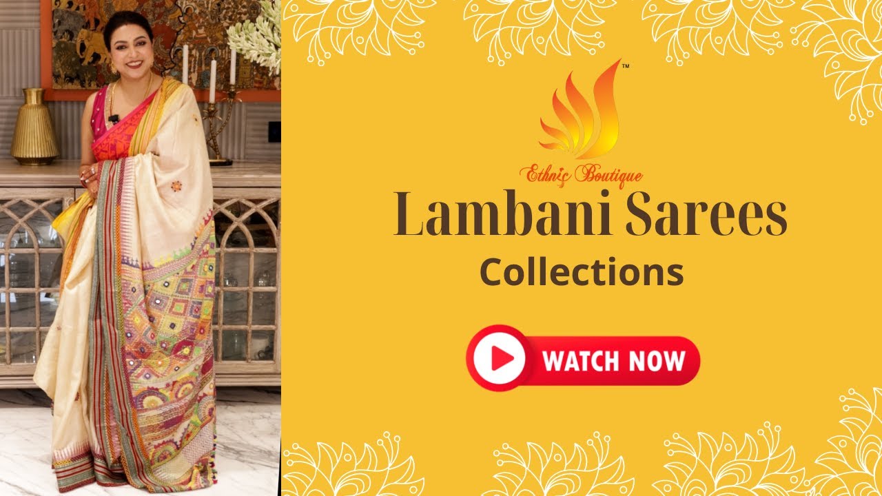 Beautiful Collection Of Lambani Sarees✨❤️ || WhatsApp Booking No - 7003243793