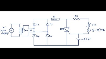 SCR Thyristor RC firing circuit  experiment