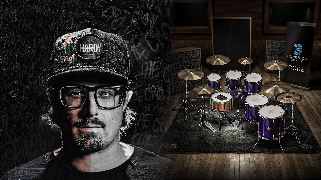 Hardy Kit: Superior Drummer 3 Preset - Sound Demo Video
