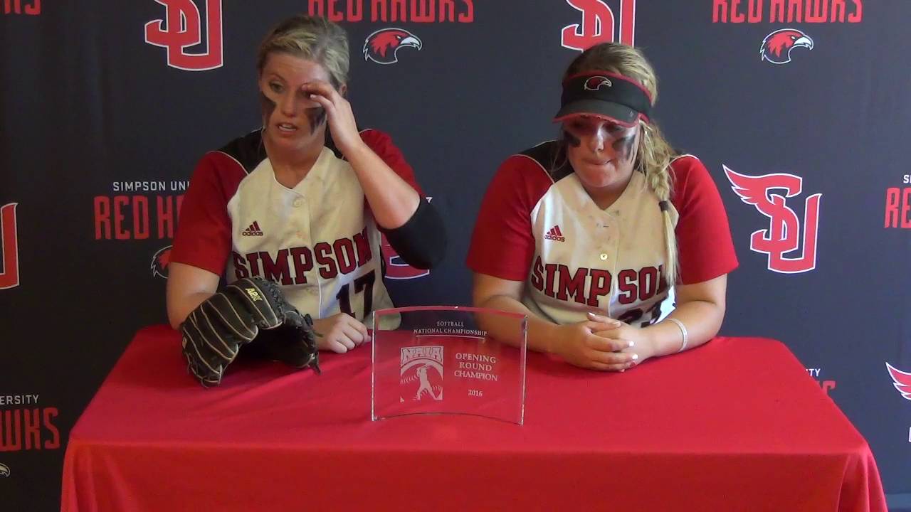 NAIA Softball Opening Round Simpson Bracket Post Game YouTube