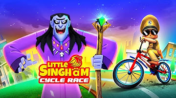 Little Singham Cycle Race - iOS, Android Gameplay